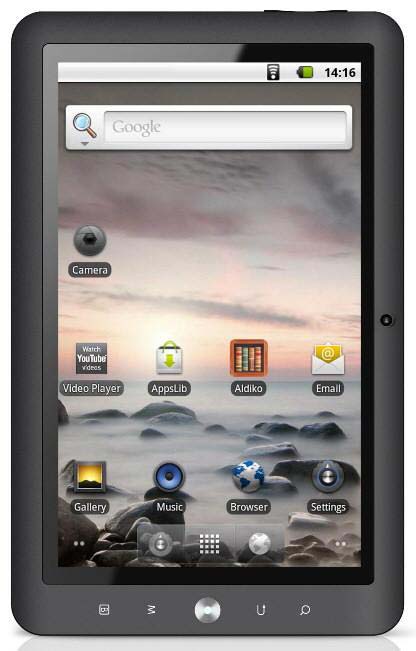 Coby Kyros MID1024 - свежий планшетник на Android